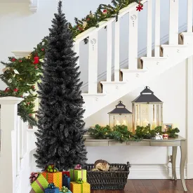 6.5ft Christmas Tree Pencil, Black