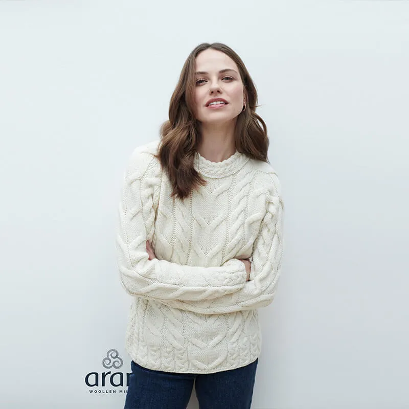 Aran Knit Cable Sweater