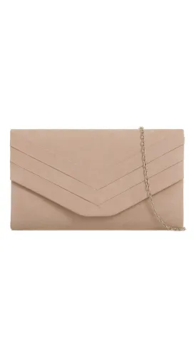 Aria Clutch-Nude