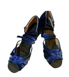 Blue Shoes for Salsa Bachata Latin Dance