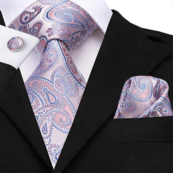 Combo Pack 3 / 3pc paisley Tie Set-CBP100