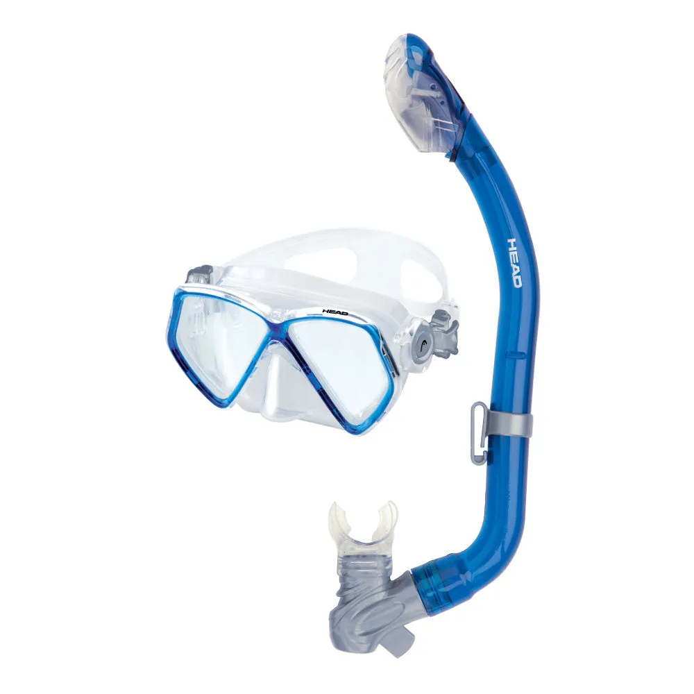 Head Pirate/Pirate Dry JR Youth Combo Swim Mask and Snorkel Set