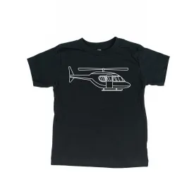 HELICOPTER - Minimalist Design - Short Sleeve Child Shirt