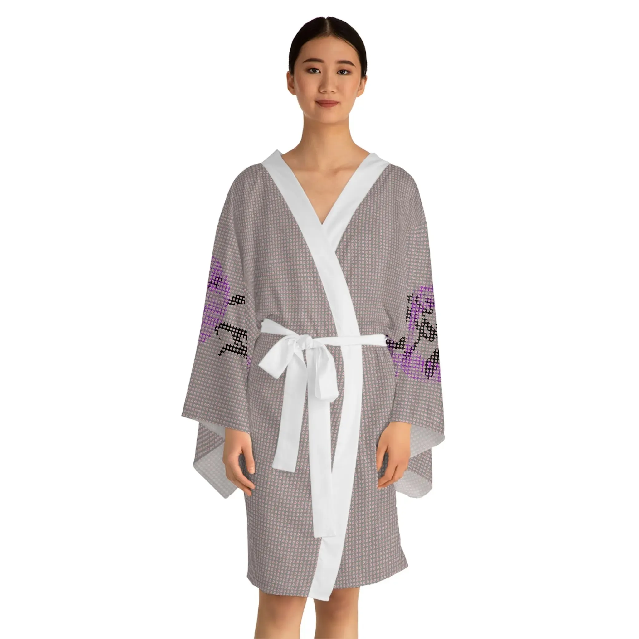 Loungewear Kimono Chinese Symbols