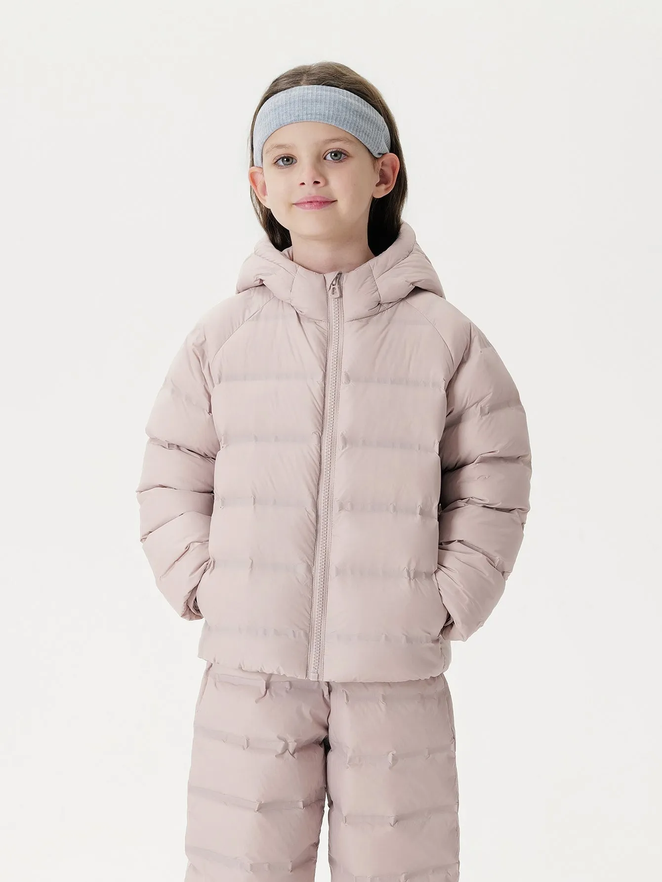 MARC & JANIE Boys Girls Ultralight Hooded Down Parka 241570