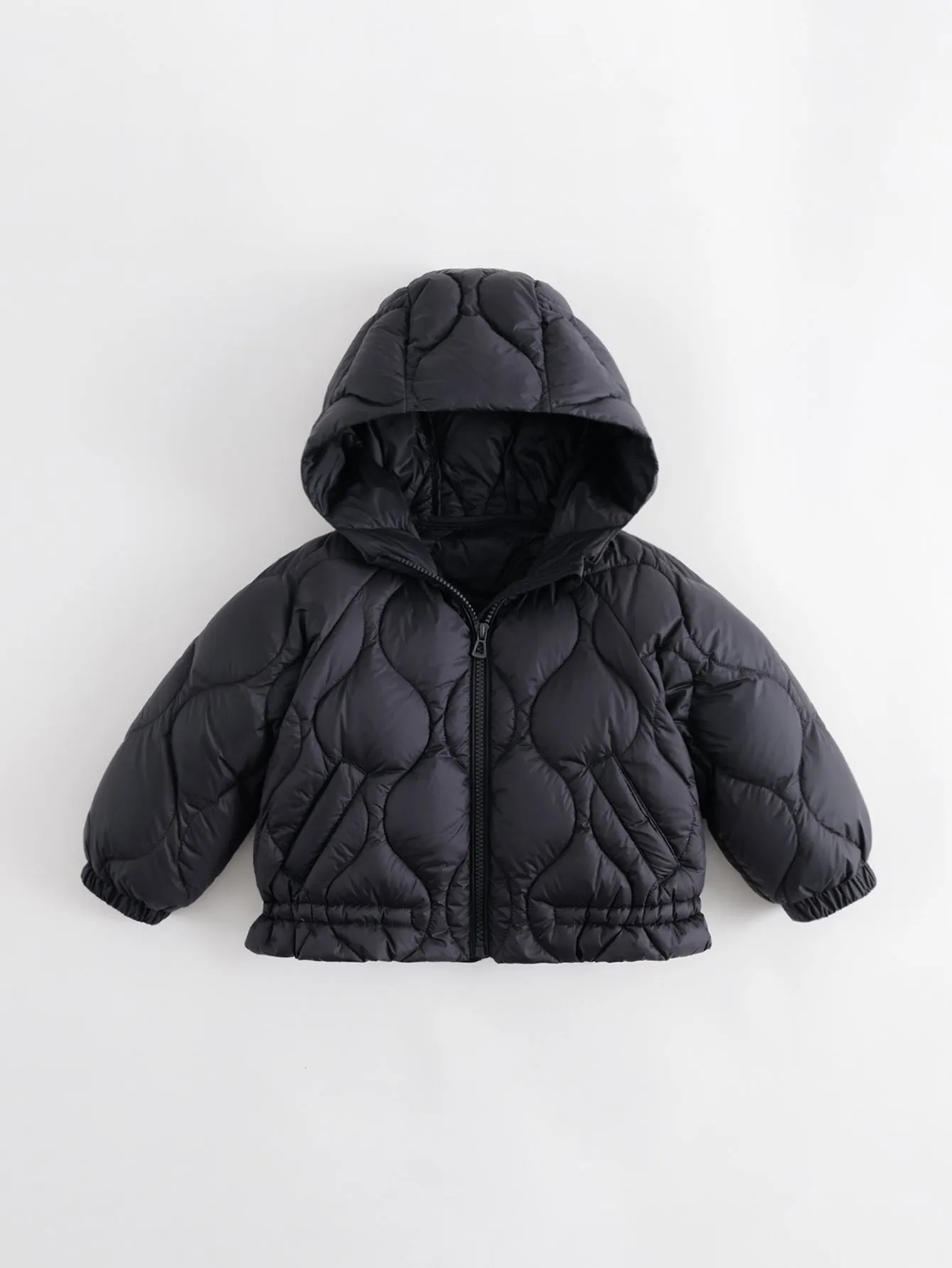 MARC & JANIE Girls Ultralight Hooded Quilted Down Parka 231626