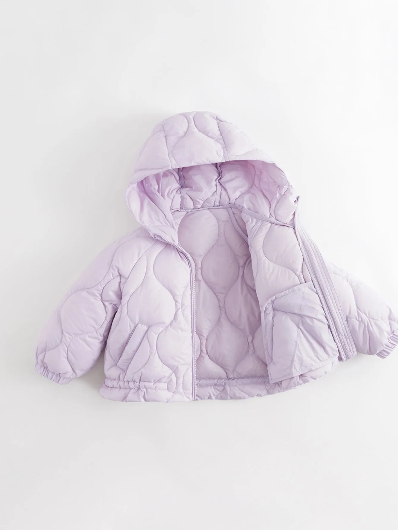 MARC & JANIE Girls Ultralight Hooded Quilted Down Parka 231626