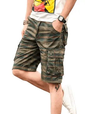 Men's Trendy Plaid Cargo Shorts