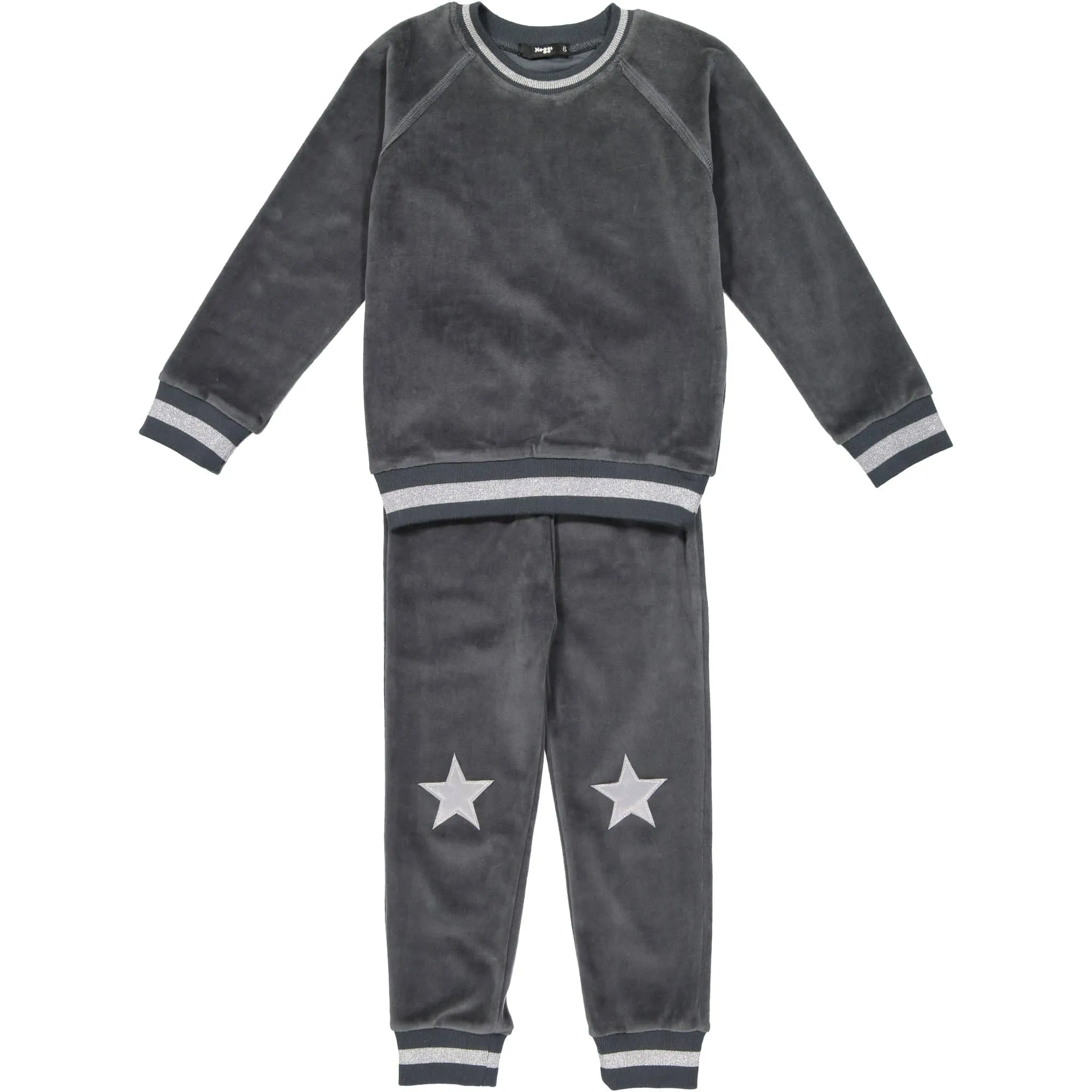 Noggi Gray Star Patch Loungewear