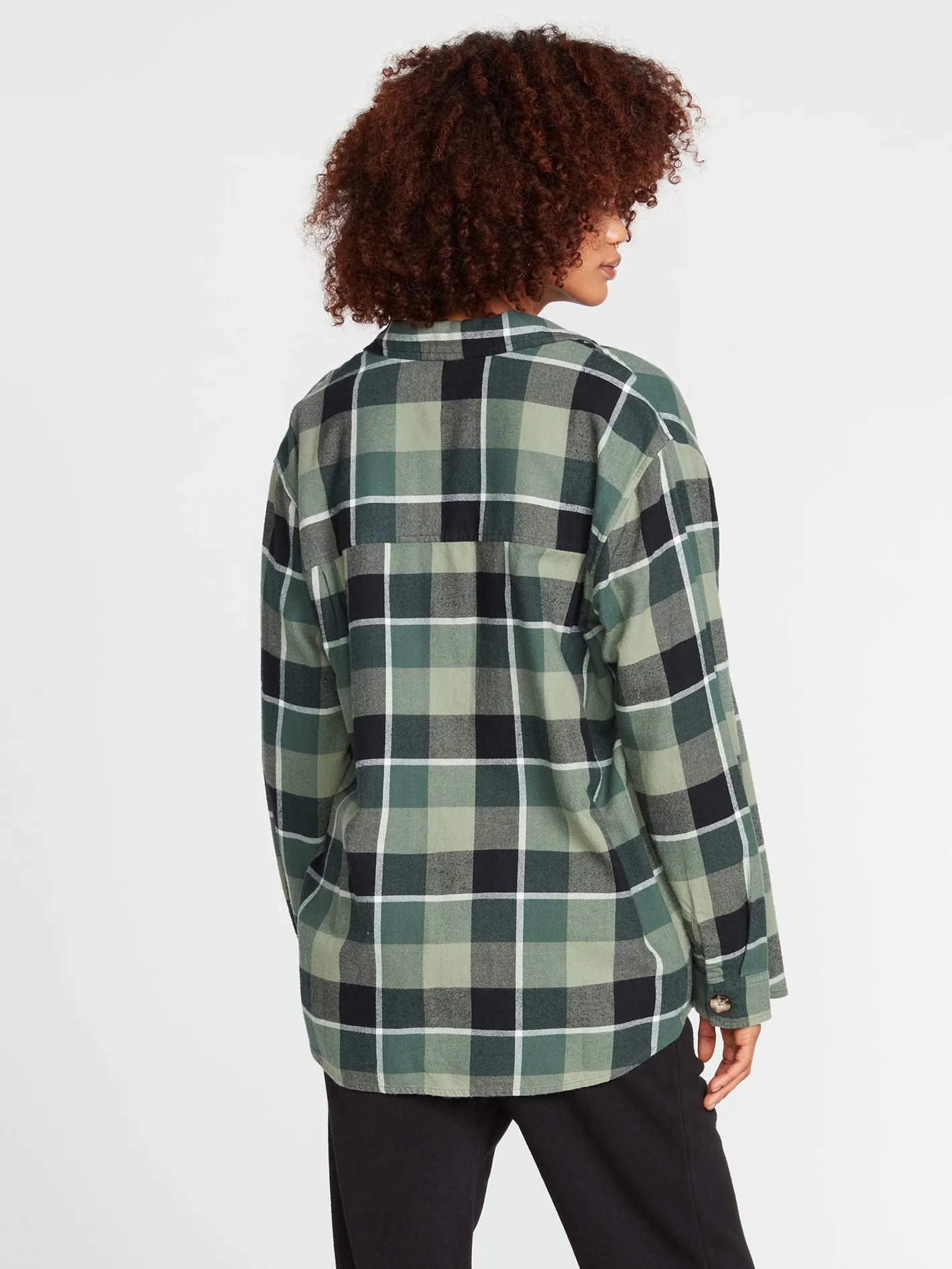 Oversize Me Flannel - Dark Pine