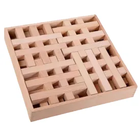 **Pre-order (Ships in 2-3 Weeks)**8 Pcs Grid Blocks Set with Storage Tray