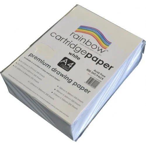 Rainbow Premium Cartridge Paper A4 500 Sheets