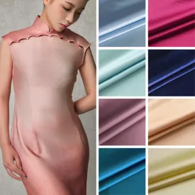 Solid Color Silk Bespoke Cheongsam