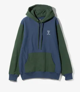 Standard Hooded Sweatshirt – Dark Blue/Green