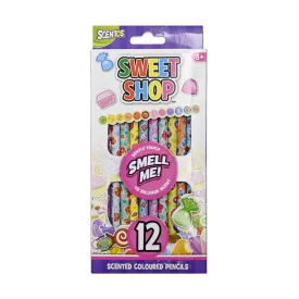 Sweet Shop Scented Colour Pencils, Pack of 12