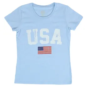 Women's Classic USA | Fitted T Shirt