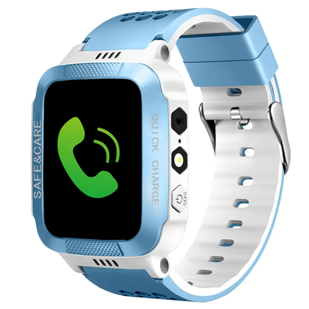 Y21S Kids Touch Screen Smart Watch with SOS, Motion Tracking and Dual Positioning