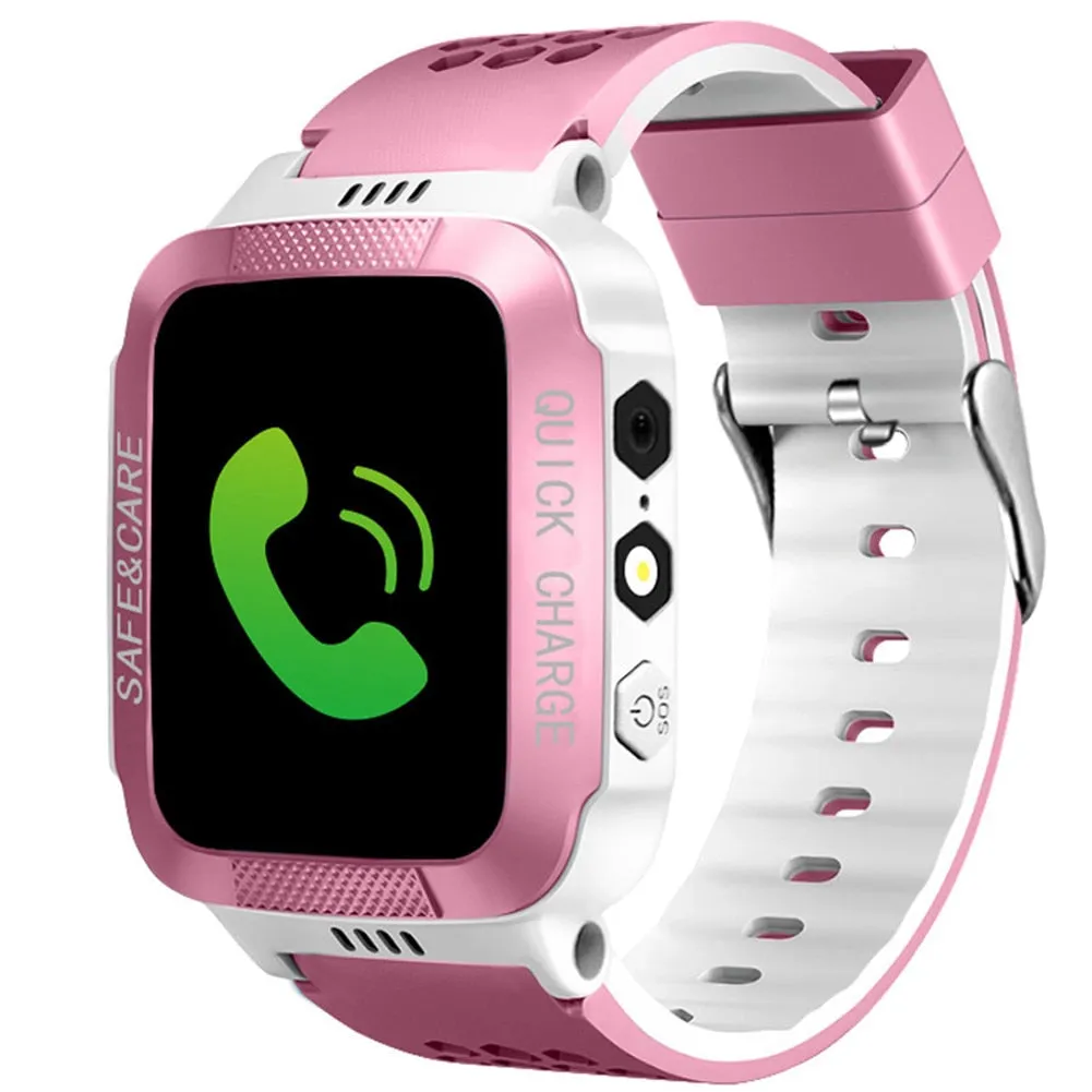 Y21S Kids Touch Screen Smart Watch with SOS, Motion Tracking and Dual Positioning