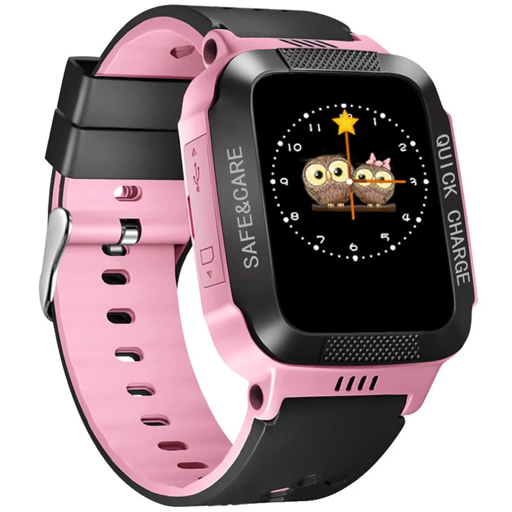 Y21S Kids Touch Screen Smart Watch with SOS, Motion Tracking and Dual Positioning